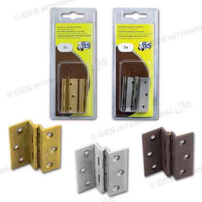Picture of Half-neck milled hinges 40 x 50 mm