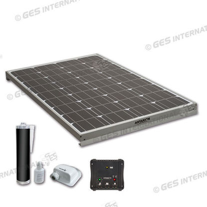 Immagine di Pannelli monocristallini e regolatore PWM a 1 batteria