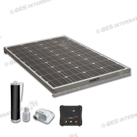 Immagine di Pannelli monocristallini e regolatore PWM a 1 batteria
