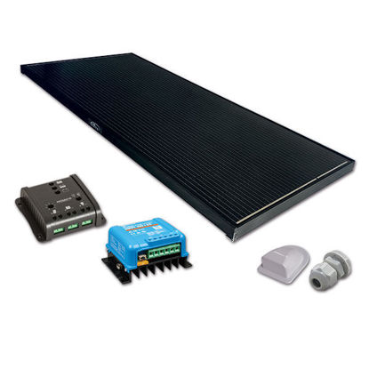 Immagine di Kit pannelli ExtraSUN Black con regolatore di carica