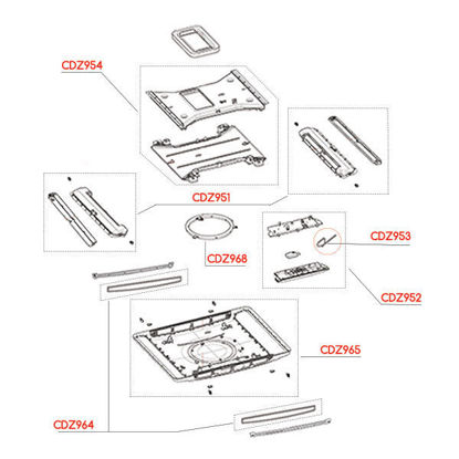 Immagine di Esploso ricambi ExtraCLIMA interno